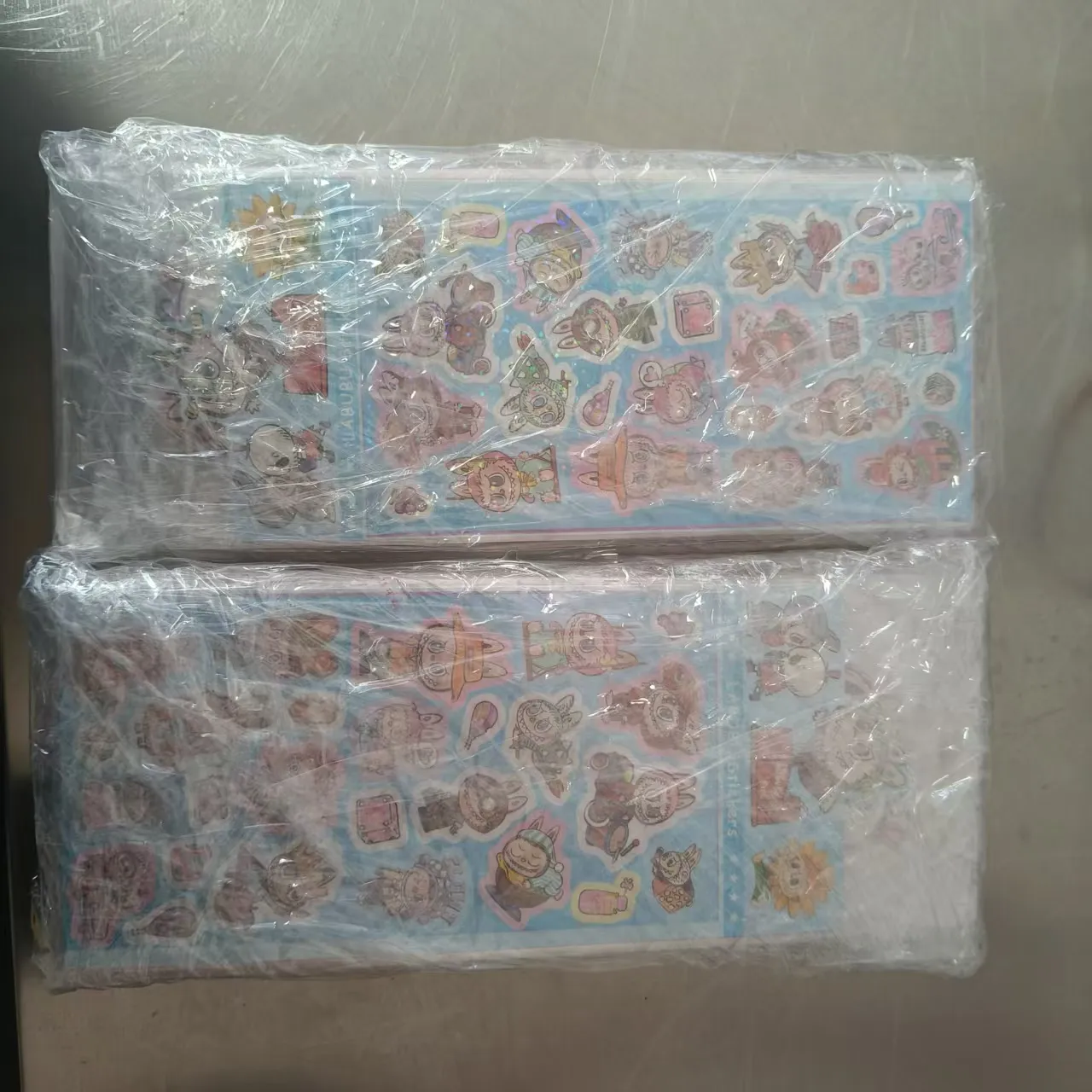 Företaget skickade nya stansade barnklistermärken förra veckan