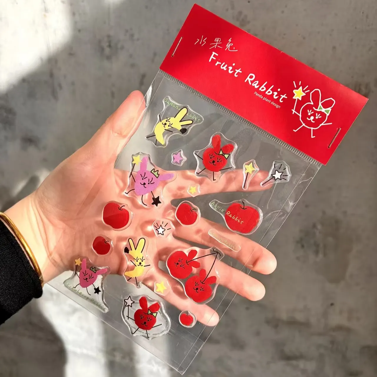 3D Tecknad Epoxiharts klistermärken