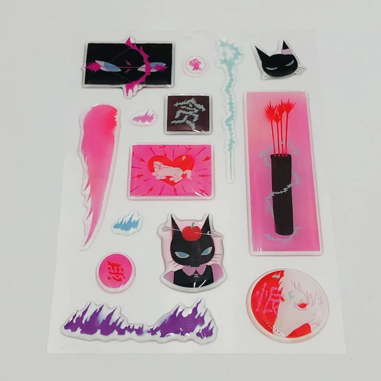 3D epoxiklistermärke