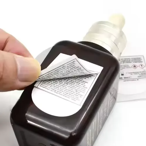 Kosmetiska flerskiktsetiketter