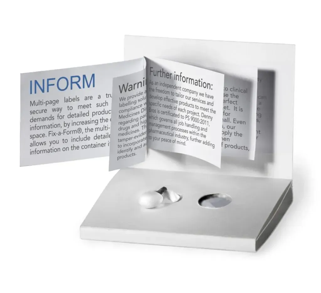 Medicin Vik ut etiketter