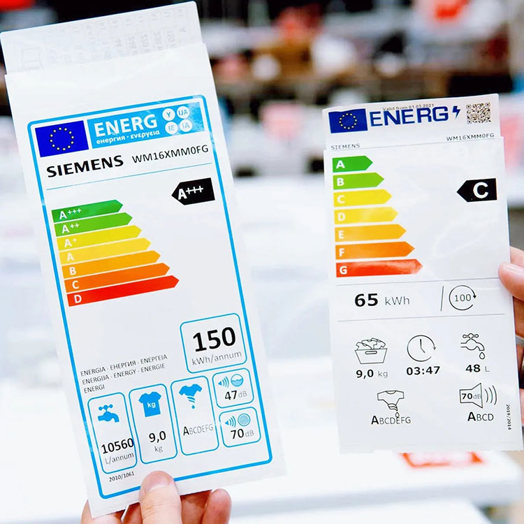 Energieffektivitetsetikett för kylskåp