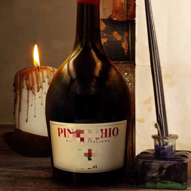 Vinflaska klistermärken